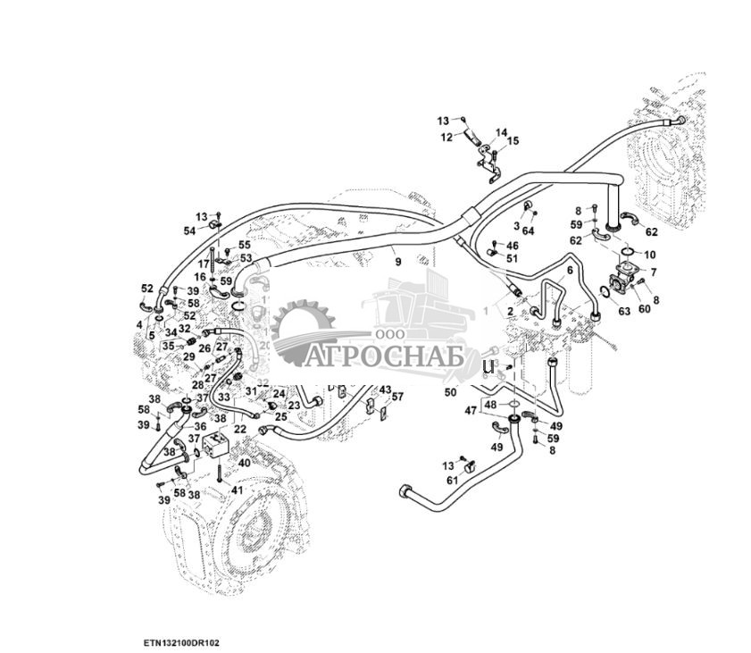Гидравлические линии, высокий расход, с PTO, мост с двухступенчатым редуктором (22) ( - 800139) - ST831331 631.jpg